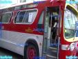 Vintage Ex-Calgary Transit Rapido Transit GM Fishbowl bus at Mel Lastman Square