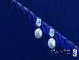 Sterling Silver Round Cubic Zirconia Pearl Drop Earrings