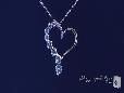 Sterling Silver CZ Journey Open Heart Necklace