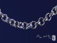 8mm Rolo Chain Necklace in Sterling Silver with Nautical Clasp, 18 inch