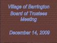 December 14 2009 Board Meeting