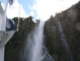Raw: Milford Sound - Stirling Falls Waterfall on Harbour Cruise