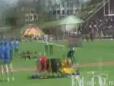Amazing Pole Vault to the Nuts