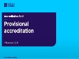 Provisional Accreditation Webinar