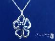 Sterling Silver Flower Pendant Necklace