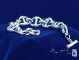 Sterling Silver Chunky Mariner Bracelet, 8"