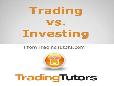 Trading vs Investing