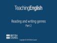 RW8.2 Reading and writing genres: Part 2