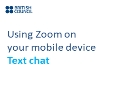 Using Zoom on my mobile device | Chat