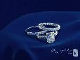 Sterling Silver Cushion Cut CZ Solitaire 3 Piece Ring Set