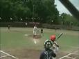 Pitcher Catches Single With Eye