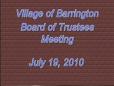 July 19, 2010 Board Meeting