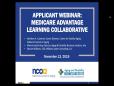 Medicare Advantage Learning Collaborative Information Webinar
