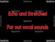 Echo and Stretched - Far out vocal sounds