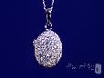 CZ Stars Locket Pendant Necklace in Sterling Silver