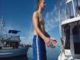 Backflip Off Boat Fail
