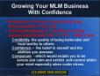 Building Your MLM With Confidence