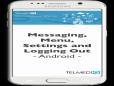 TelmediQ Android MessagesSettingsLoggingoutAndroid