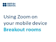 Using Zoom on my mobile device | Breakout rooms