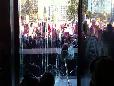 Window smashing at Tory HQ