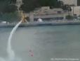 Plane Nearly Crashes Into Water