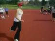 Human Gazelle Nails High Jump Fail 