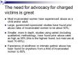 Rural Routes to Change, Oct. 2013--When Victims of Battering are Charged with Crimes: Exploring Effective CCR - Advocacy Responses