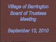 September 13, 2010 Board Meeting