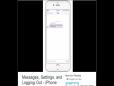 TelmedIQ Messages, Settings, and Logging Out - iPhone