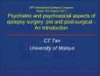 Psychiatric and Psychosocial Aspects of Epilepsy Surgery