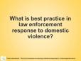 IATA Webinar August 2013 Building the Domestic Violence Case Best Practices in Patrol & Investigation