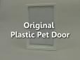 Original Plastic Pet Door Demo - Ideal Pet Products