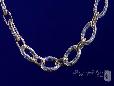 Phillip Gavriel Large Oval Link Chain Necklace in Sterling Silver & 18K Gold, 18"