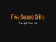 Five Second Critic 007: Stephen King
