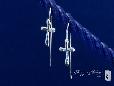 Small Sterling Silver Cross Earrings