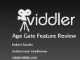 Age Gate Feature Review