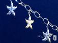 Sterling Silver & 14K Gold Starfish Bracelet