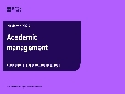 Academic management support