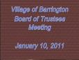 January 10, 2011 Board Meeting
