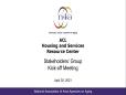 Housing Stakeholders Meeting: April 30, 2021