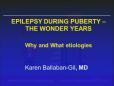 Epilepsy During Puberty – The Wonder Years