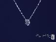 Buy Bezel Set 6mm Diamond CZ Solitaire Necklace in Sterling Silver, Adjustable 16'-18'