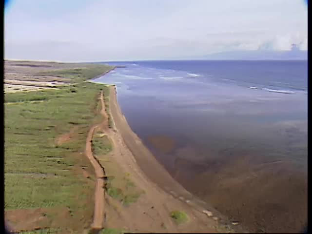 Aerial footage of Lānaʻi island tape 2