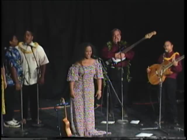 Musical performance by Kekuhi Kanahele-Frias, Hawaiʻi Volcanoes National Park 3/21/98 tape 1