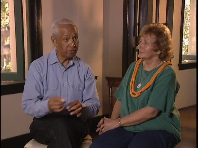 Interview with Eddie and Myrna Kamae at the Lāhainā Courthouse 8/24/1999 tape 5