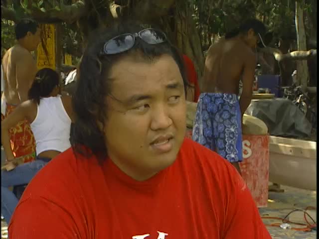 B-roll and interviews with Delos Reyes and Moana Swan 5/22/2003