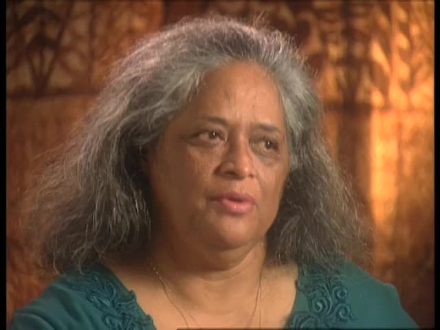 Interview with Pua Kanakaʻole Kanahele at Bishop Museum 7/3/97 tape 1