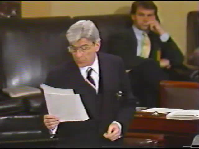 Senate debate on Bill 1009 Wartime Internment Reparations 4/21/1988 tape 5