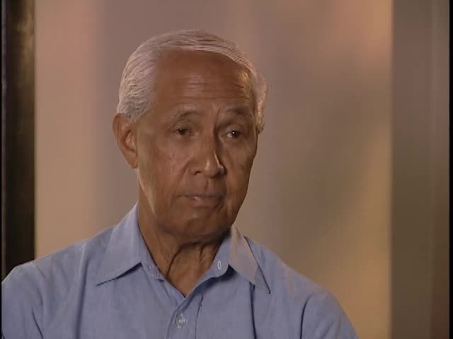 Interview with Eddie and Myrna Kamae at the Lāhainā Courthouse 8/24/1999 tape 1