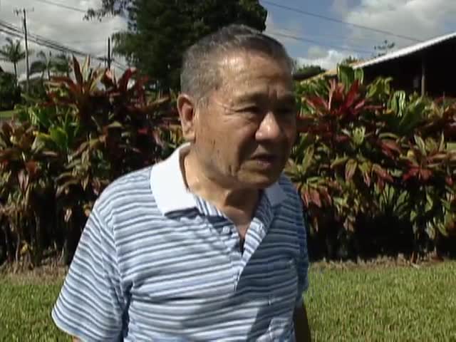 Interviews with Noboru Shimabuku and Henry Texeira and b-roll of Keaʻau, ʻŌlaʻa, and Mountain View 4/23/96